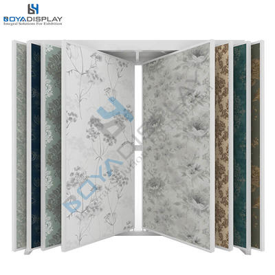 Stable Quality Page-Turning Type Showroom Wallpaper Rack