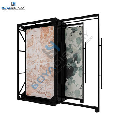Customized High-Temperature Welding And Painting Metal Carpet Roll Display Racks