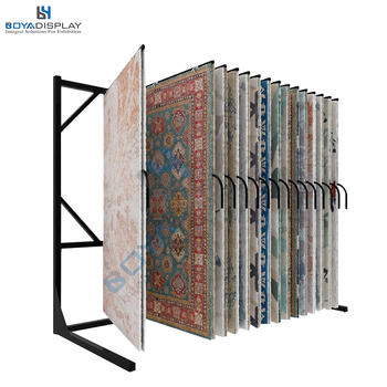 L Type Page-Turning Customized Carpet Display Boards