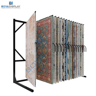 L Type Page-Turning Customized Carpet Display Boards
