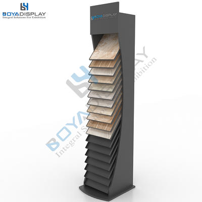 Beautiful Design Metal Simple Standing Tile Stone Standing Display Rack