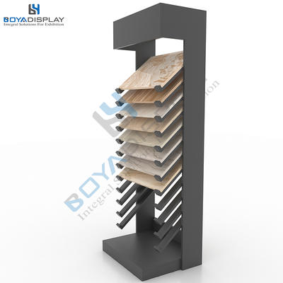 Custom Tile Stone Hardwood Flooring Standing Display Rack