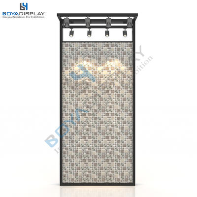 Excellent Quality Double Side Tile Stone Mosaic Sample Wall Tiles Showroom