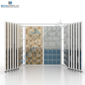 Quality Assurance Tile Sample Display Rack Stand For Showroom