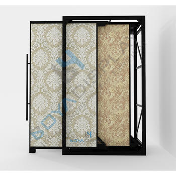 New Coming Custom Wallpaper Display Stands With Handle Manufacturer From China
