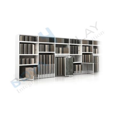 Latest Combination Ceramic Tile And Stone Tile Display Rack Stand
