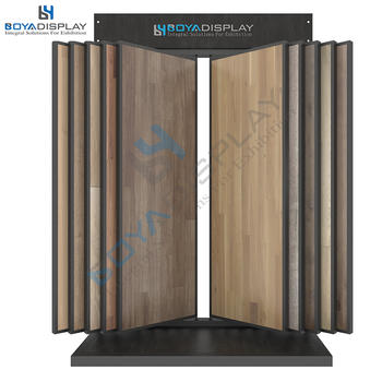 China Factory Custom Wood Flooring Display Rack