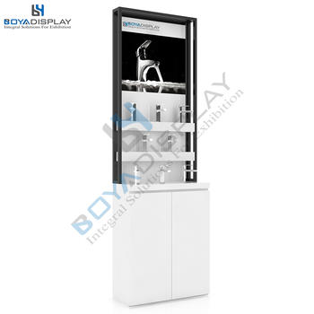 High quality custom tap faucet bathroom ware display stand rack for showroom