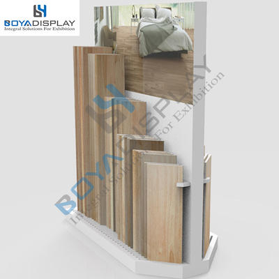 Sample type hardwood wooden flooring tile stone displays rack stands
