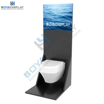 Newest Design custom bathroom display centres toilet display rack