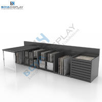 Good Price Of  ceramic tile stone sample display case desk  stand rack with drawer